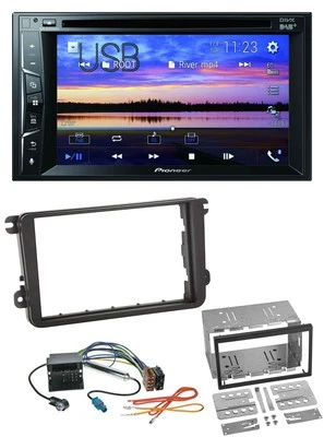 Pioneer Bluetooth 2DIN USB DVD DAB MP3 Autoradio für VW T5 Caravelle Multivan Tr - Bild 1 von 4