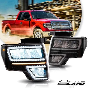 VLAND For 2009-2014 Ford F150 XL STX LED Headlights w/Sequential&Animation 1Pair - Foto 1 di 17