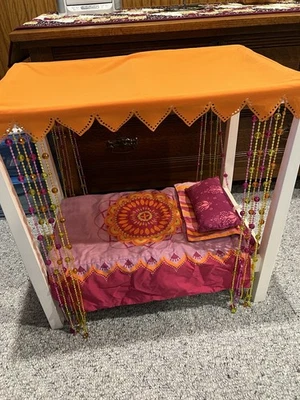 Juego de cama y ropa de cama retirada American Girl Doll Julie's 2007 - 1ª edición excelente Foto 1 de 3