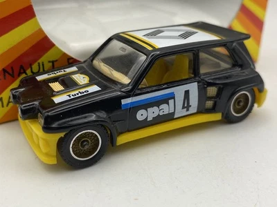 Solido Renault 5 Maxi Turbo 1/43 rally diecast car vintage collectible Opal - Image 1 of 4