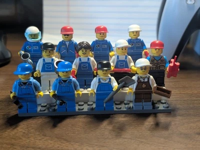 Lego Minifigures - Farmers, Mechanics (x12 Figs total)  - Image 1 of 4