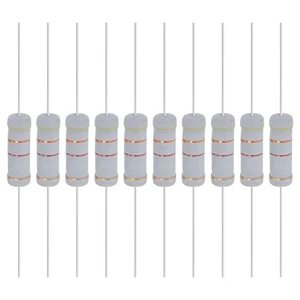 10 Pcs 4.3K Ohm 5W Metal Oxide Film Resistor, 5% Tolerance - Imagen 1 de 6