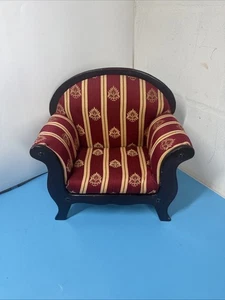 American Heritage Collection Red/Gold Armchair for American Girl Dolls USED - Picture 1 of 19