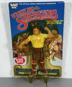 Botas Roddy Piper 1985 granate variante WWF Wrestling Superstars LJN ¡NUEVAS! - Imagen 1 de 6