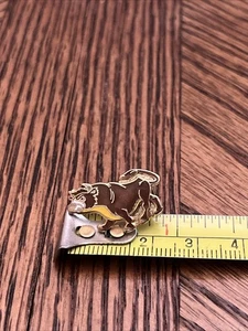Pin de solapa esmaltada Angry Brown Rodeo Bull ENVÍO GRATUITO - Imagen 1 de 2