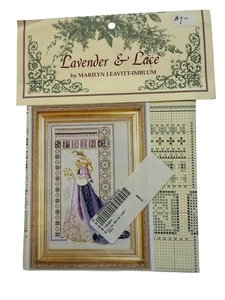 Lavender & Lace Celtic SPRING Cross Stitch Pattern Kit By Marilyn Leavitt-Imblum - Picture 1 of 2