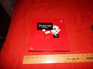 Vintage US Playing Card Co Po-Ke-No 12 Boards 200 Chips EUC 100% Complete PoKeNo - Picture 1 of 3