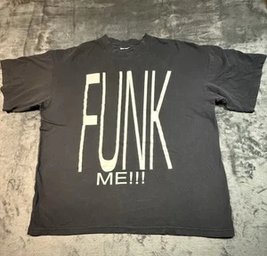 Rick James Funk Me Urban Papsody Tour 97-98 Vintage Disco Rock Black T-Shirt 2XL - Picture 1 of 3