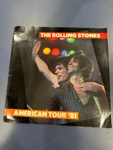 THE ROLLING STONES AMERICAN TOUR 1981 KONZERTPROGRAMM MICK JAGGER KEITH RICHARDS - Bild 1 von 2
