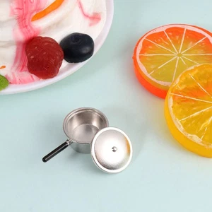 1 Set of Metal Mini Kitchen Ware Mini Cooking Utensil Baby Pretend Toy Mini - Picture 1 of 11