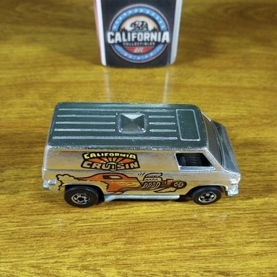 Hot Wheels Super Chromes California Cruisin' Super Van Chrome BW Hong Kong 1978 - Image 1 of 4