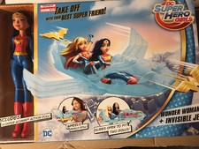 DC Super Hero Girls Wonder Woman Doll & Invisible Jet