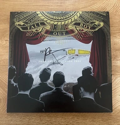 * FALL OUT BOY * signed album * FROM UNDER THE CORK TREE * PATRICK STUMP & ANDY - Image 1 of 2