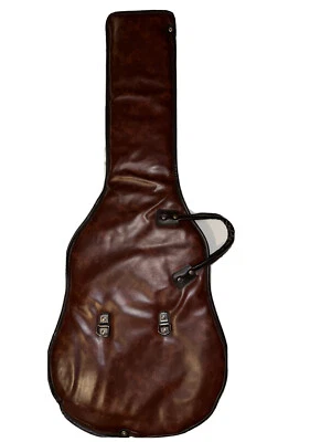 vintage Yamaha Faux Leather guitar bag case Brown - Image 1 of 3