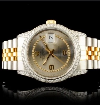 Rolex DateJust 1.50ctw Diamond 36MM Wristwatch - Image 1 of 4