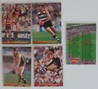 1994 Select AFL Cards.  5 X Rare Non Glossy Tiptop Bread Sample Cards.  Rare.