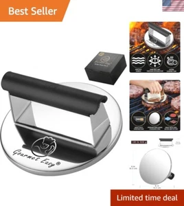 2lb Smash Burger Press Stainless Steel, Burger Smasher for Griddle Heat Resis... - Picture 1 of 7