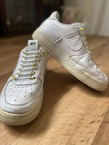 Nike Air Force 1 '07 Lux White Reflective Chrome - Size 6 - Picture 1 of 5