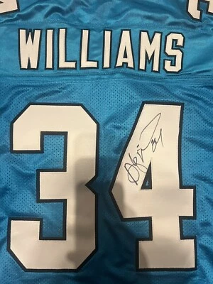 Camiseta DeAngelo Williams Rara Firmada Autografiada Carolina Panthers Auténtica Nueva Con Etiquetas Foto 1 de 4