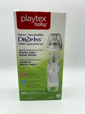 Biberones Playtex Baby Drop-ins 8-10 oz 50 ct LEER Bs290 Foto 1 de 4