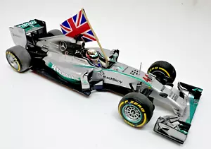Lewis Hamilton #44 Mercedes AMG 2014 Abu Dhabi F1 World Champion 1/43 Minichamps - Picture 1 of 8