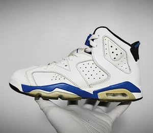 Nike Air Jordan 6 Retro Og Sport 2014 azul VI juvenil talla 5Y o mujer 6,5 raro - Imagen 1 de 11