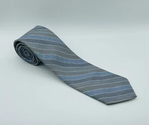 Orsini of Florence Men’s Neck Tie Blue Diagonal Striped Pattern Tie 57” - Picture 1 of 3