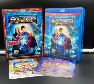 2010 Blu Ray Disc + DVD+ Digital Copy The Sorcerer's Apprentice Disney - Foto 1 di 3