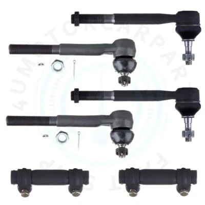 6x Front Tie Rod End Adjusting Sleeve Fits 1992-1994 Chevrolet Blazer GMC Yukon - Image 1 of 4