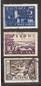 FINLAND #177-179 USED - Picture 1 of 1