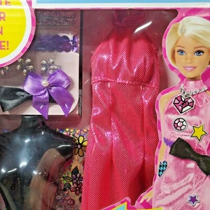 Barbie Design-A-Fashion Set prom dress decorating set NEW - Picture 1 of 7