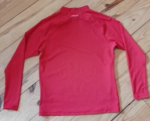 Dolfin Sz Small Swim Shirt Rash Guard, red long sleeve. Men's Small. - Picture 1 of 9