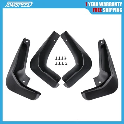 Splash Guards Mud Flaps For Ford Focus 2012-2018 Sedan Front Rear Set of 4 New - Image 1 of 4