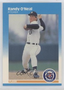 1987 Fleer Factory Set Glossy Randy O'Neal #159