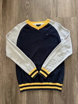 Tommy Hilfiger boys knit V-neck  sweater  L (16/18) - Image 1 of 4