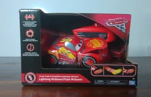 Voitures Disney Pixar 3 Lightning McQueen RC Crazy Crash rare neuf dans sa boîte - Photo 1 sur 9