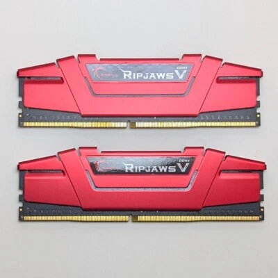 G Skill Ripjaws V Series 8GB (2 x 4GB) PC4-21300 (DDR4-2666) Memory RAM Kit - Image 1 of 2