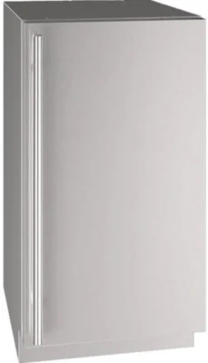 U-Line 5 Class 18" Stainless Steel Undercounter Refrigerator - UHRE518SS01A - Image 1 of 3