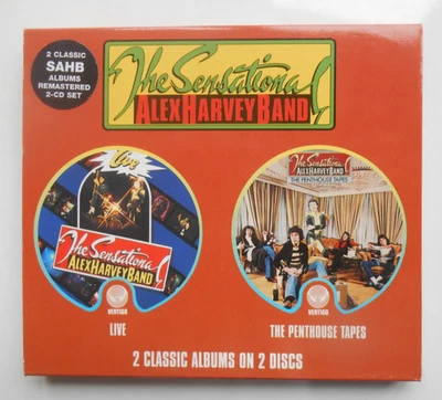 SENSATIONAL ALEX HARVEY BAND Live/The Penthouse Tapes - 2-Disc CD Set (2002) Foto 1 de 4