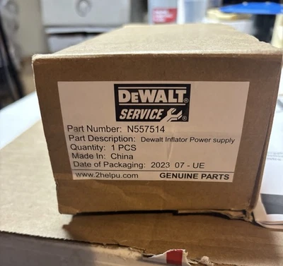 Fuente de alimentación inflador de neumáticos “NUEVO” genuino Dewalt N557514 F/DCC020IB Foto 1 de 4