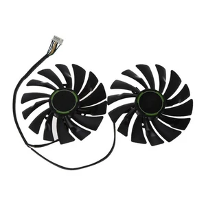 2PCS Graphics Video Card Cooler Fan VGA Fan For MSI GTX970 GeForce GTX 970 Fans - Zdjęcie 1 z 8