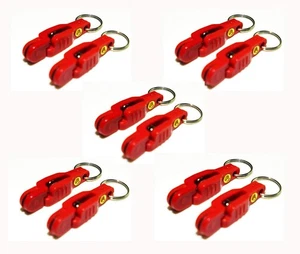 Pro Snap Weights for trolling - Red Clip (Red - 10 Clips per Pack) - Picture 1 of 2