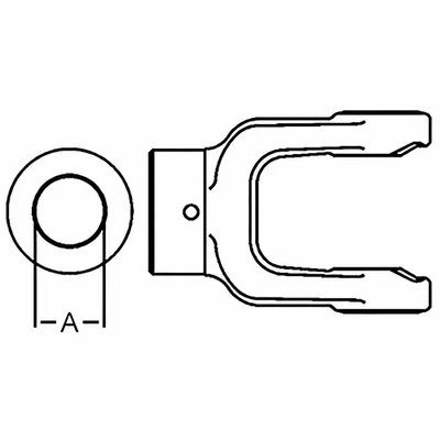 D358224 New Implement Yoke Shear Pin w/ Hole Fits John Deere Domestic 35 Series - Image 1 of 4