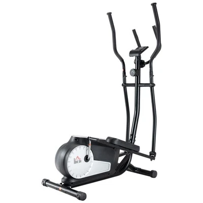 HOMCOM Elliptical Cross Trainer w/ Adjustable Resistance, LCD Monitor, Wheels - Image 1 of 4