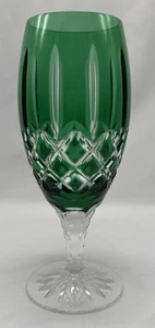 Ajka Arabella (1) Eistee Glas, 7 3/4" grüner Kristall - Bild 1 von 3