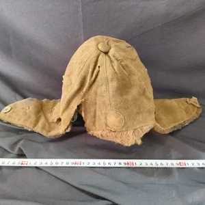 WWII Japanese Imperial Army Airforce Winter Fur Cap Original Military-h0725- - Picture 1 of 15