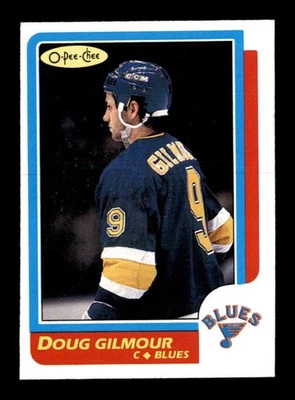 1986 O-Pee-Chee #93 Doug Gilmour   NM+ X3045454 - Image 1 of 2
