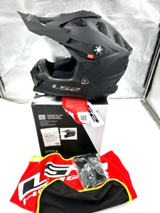 LS2 Helmets 700-1011 MX/Off Road Subverter Evo Helmet Matte Black - XS