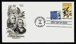#3314 33c John & William Bartram w/ 1393D, Art Craft FDC **ANY 5=FREE SHIPPING** - Picture 1 of 1