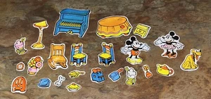 Vintage Mickey Mouse Spielhaus Colorforms 80er Jahre #689 Ersatz Aufkleber - Bild 1 von 1